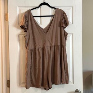 Taupe Brown ASOS Romper